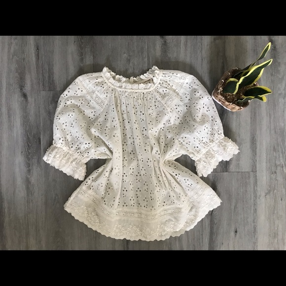 Ulla Johnson Tops - Ulla Johnson Eyelet Top